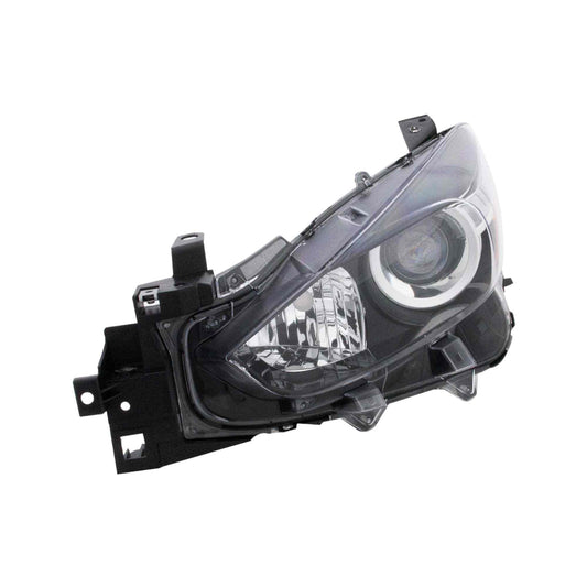 Angle View of Right Headlight Assembly EAGLE EYES MZ302-A111R