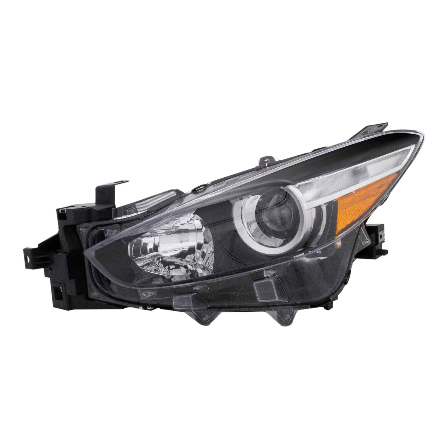 Front View of Right Headlight Assembly EAGLE EYES MZ302-A111R