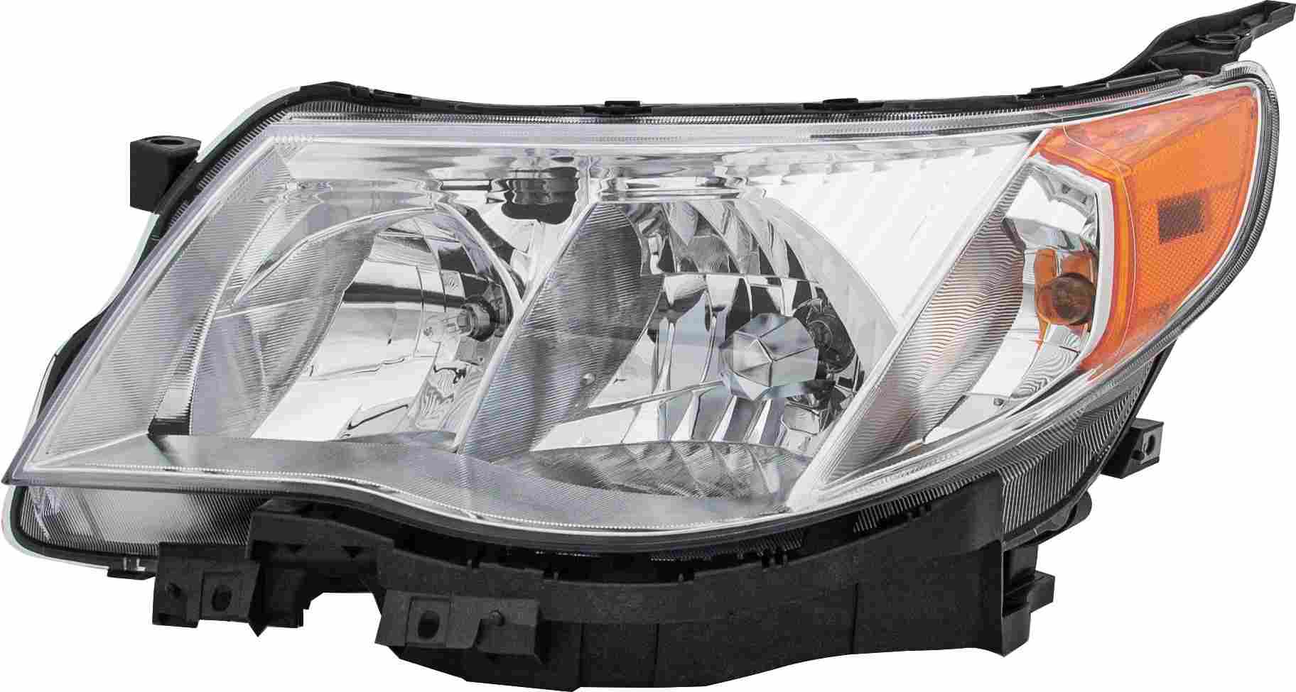 Front View of Left Headlight Assembly EAGLE EYES SR036-B001L