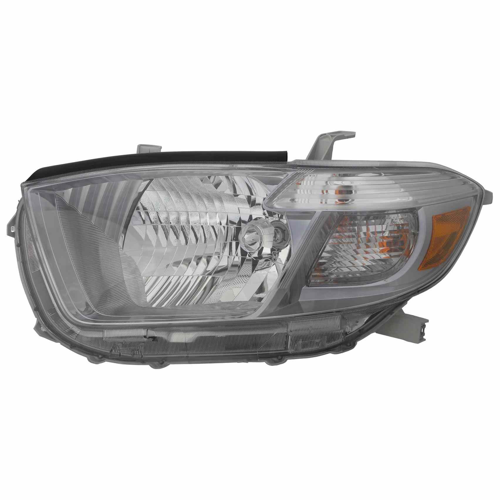 Front View of Left Headlight Assembly EAGLE EYES TY1012-B111L