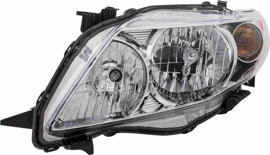 Angle View of Left Headlight Assembly EAGLE EYES TY1056-B001L