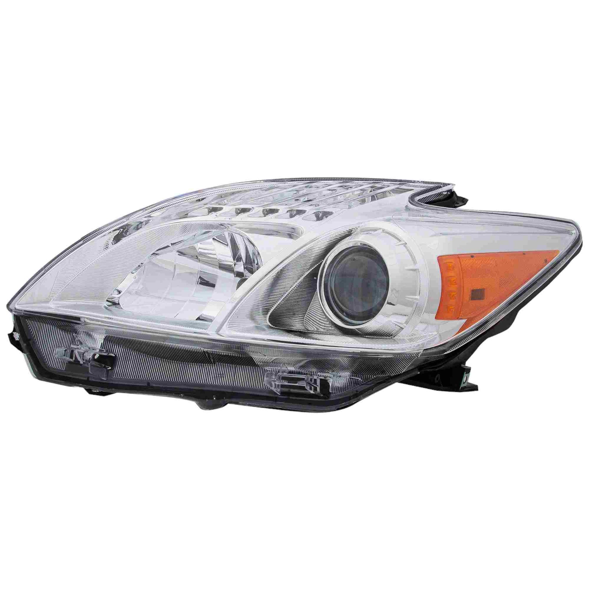 Front View of Left Headlight Lens Housing EAGLE EYES TY1113-A011L