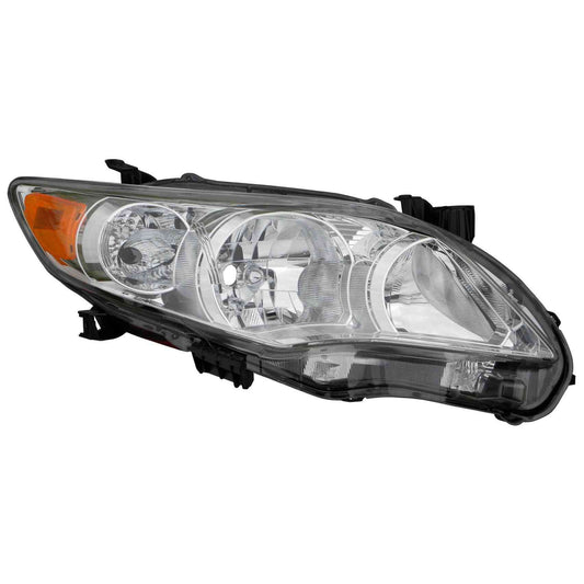 Front View of Right Headlight Lens Housing EAGLE EYES TY1149-A011R