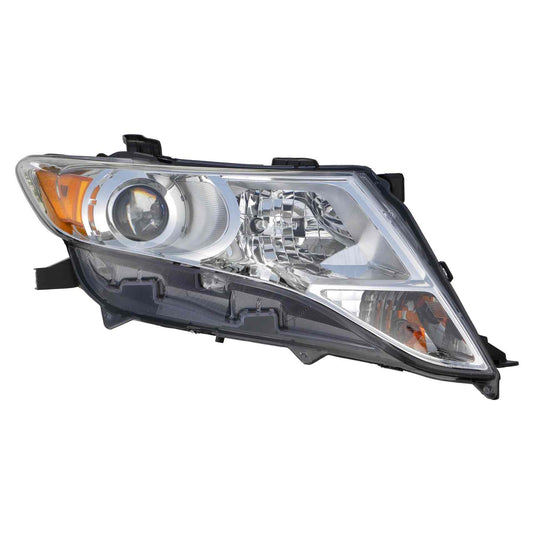 Front View of Right Headlight Assembly EAGLE EYES TY1151-B001R