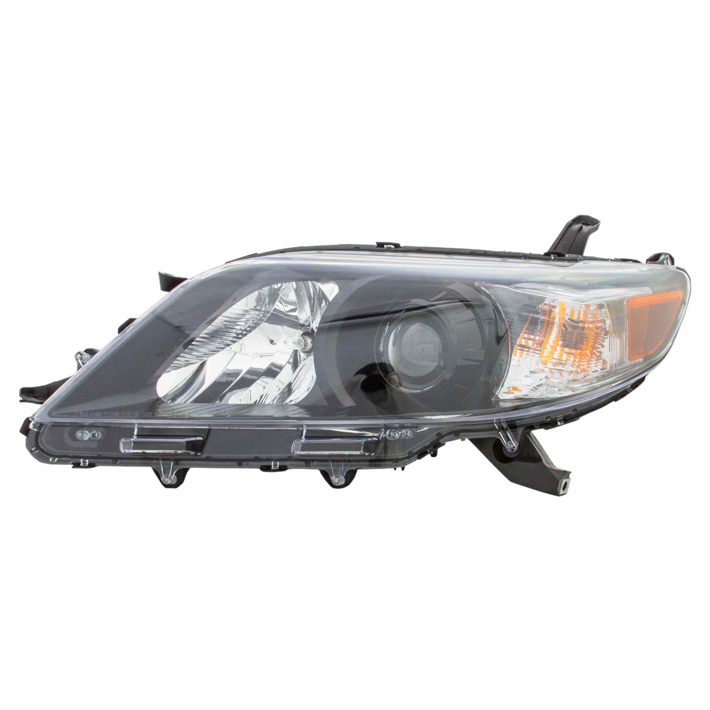 Front View of Right Headlight Assembly EAGLE EYES TY1159-B101R