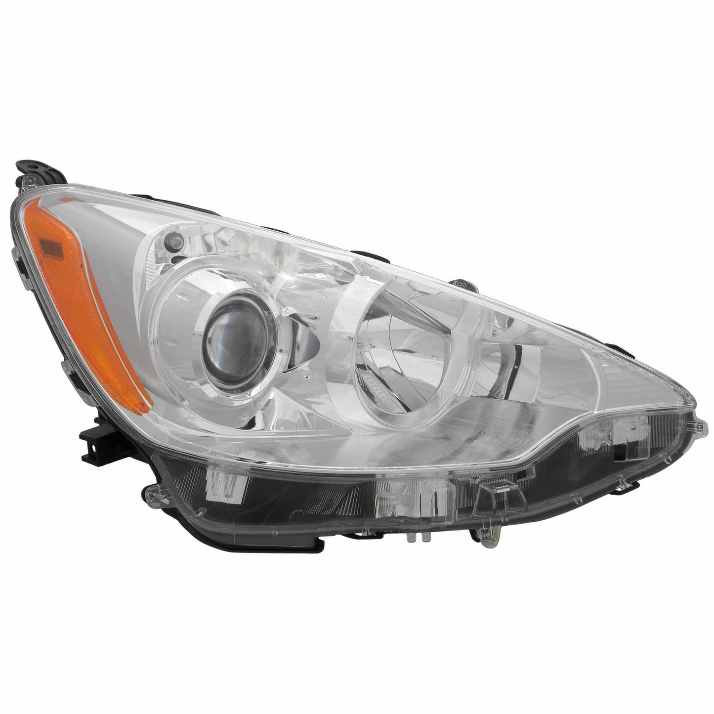 Front View of Right Headlight Assembly EAGLE EYES TY1193-B001R