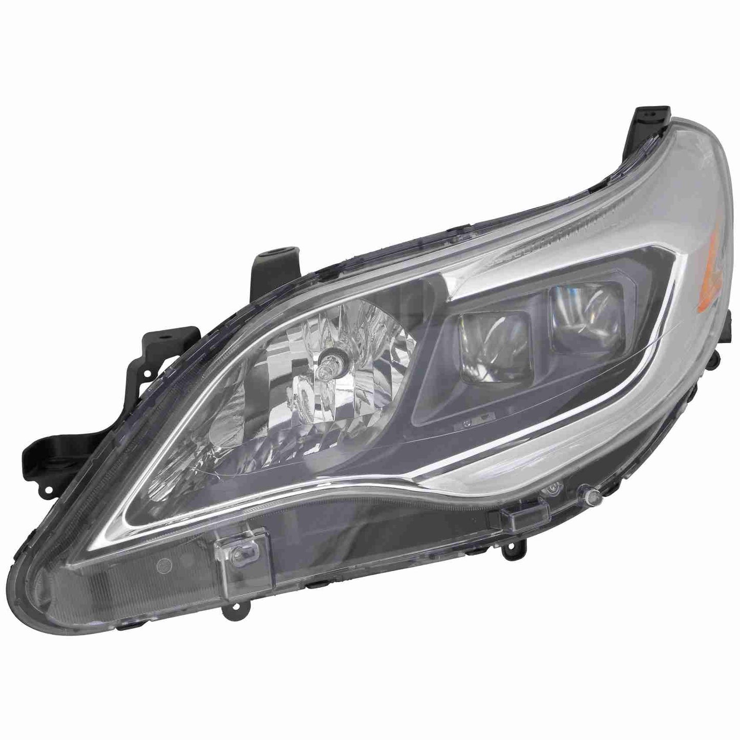 Front View of Left Headlight Assembly EAGLE EYES TY1219-B001L