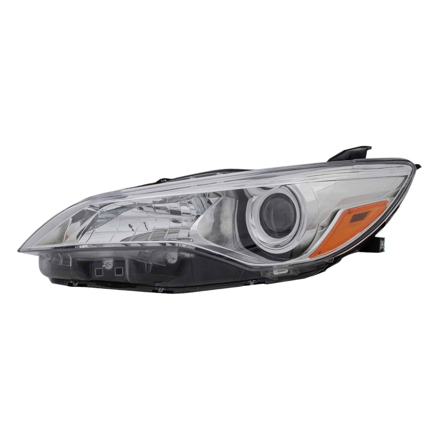 Front View of Right Headlight Assembly EAGLE EYES TY1264-B001R