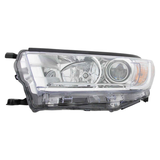 Angle View of Right Headlight Assembly EAGLE EYES TY1331-B001R