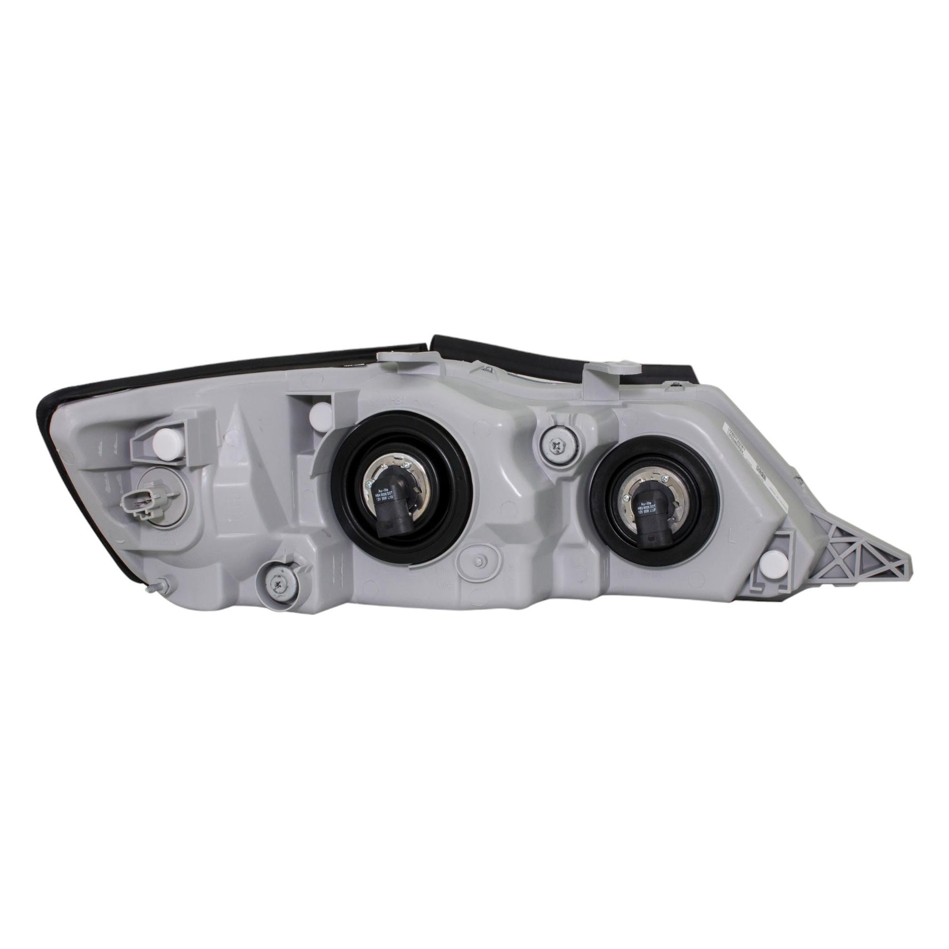 Back View of Right Headlight Assembly EAGLE EYES TY702-B001R