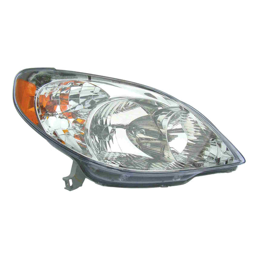 Front View of Right Headlight Assembly EAGLE EYES TY709-B001R