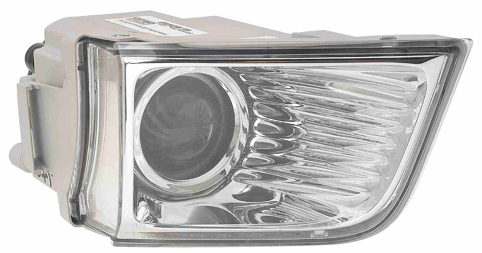 Front View of Right Fog Light Assembly EAGLE EYES TY740-B000R