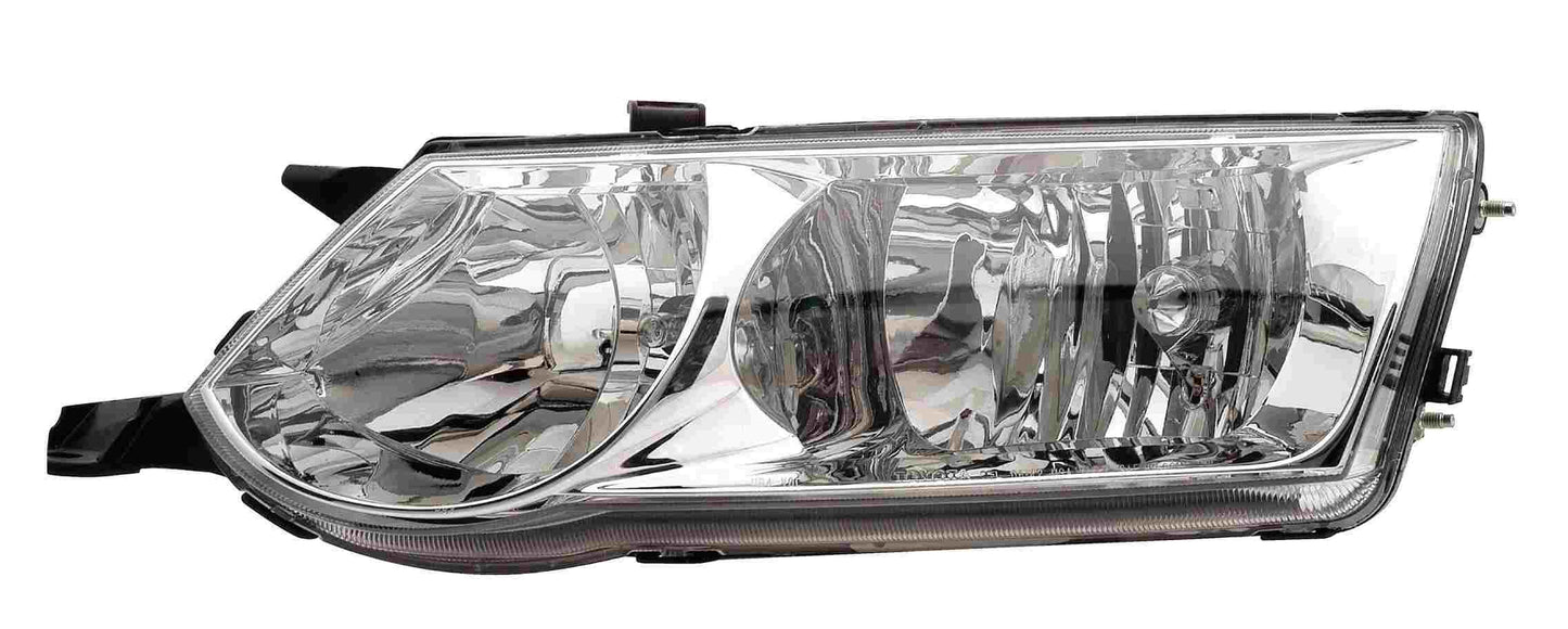 Front View of Left Headlight Assembly EAGLE EYES TY750-B001L