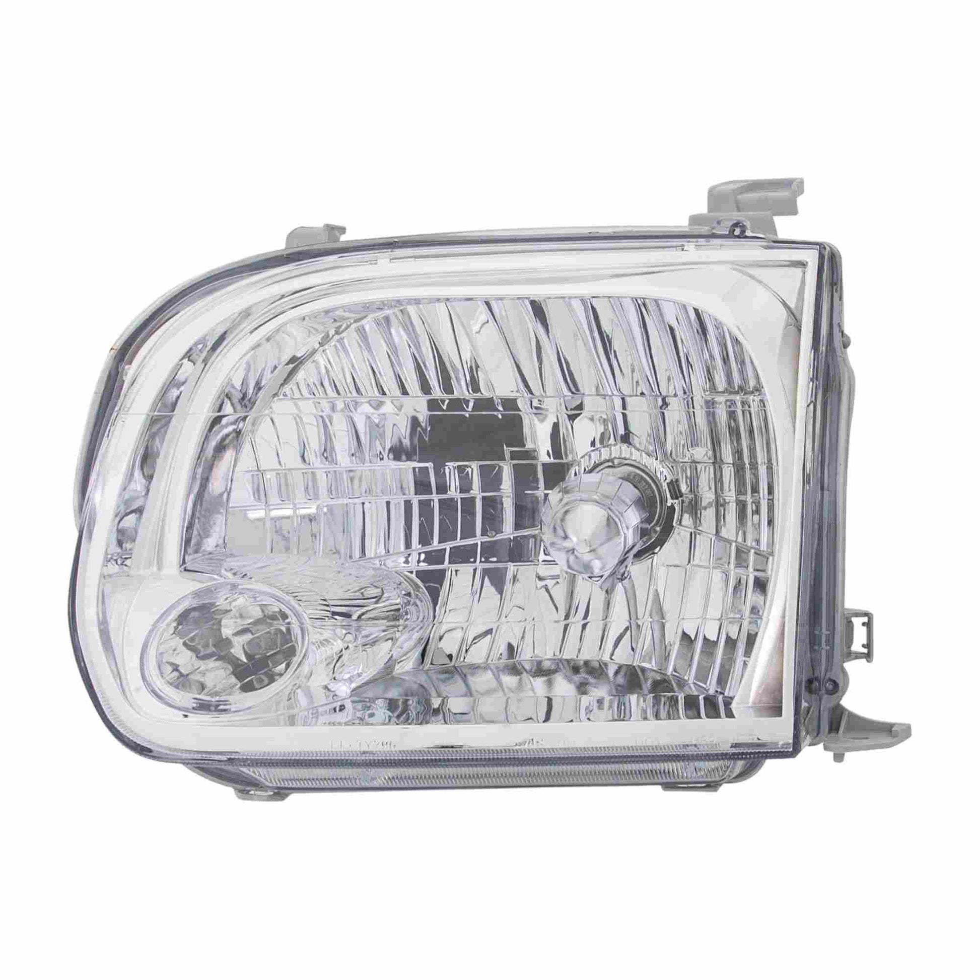 Front View of Left Headlight Assembly EAGLE EYES TY796-B001L