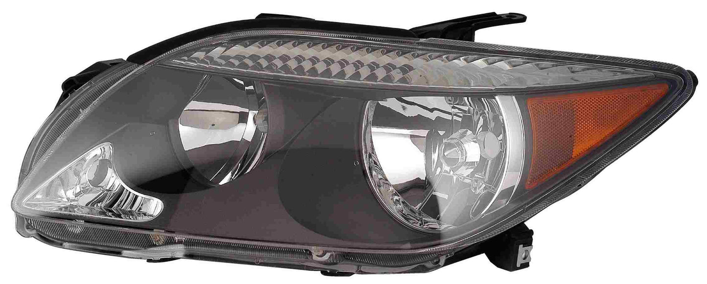 Front View of Left Headlight Assembly EAGLE EYES TY805-A001L