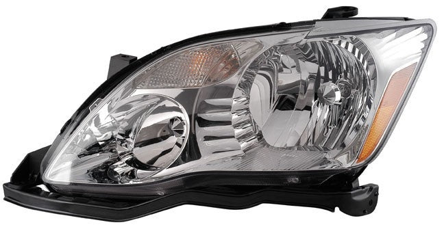 Front View of Left Headlight Assembly EAGLE EYES TY807-B001L