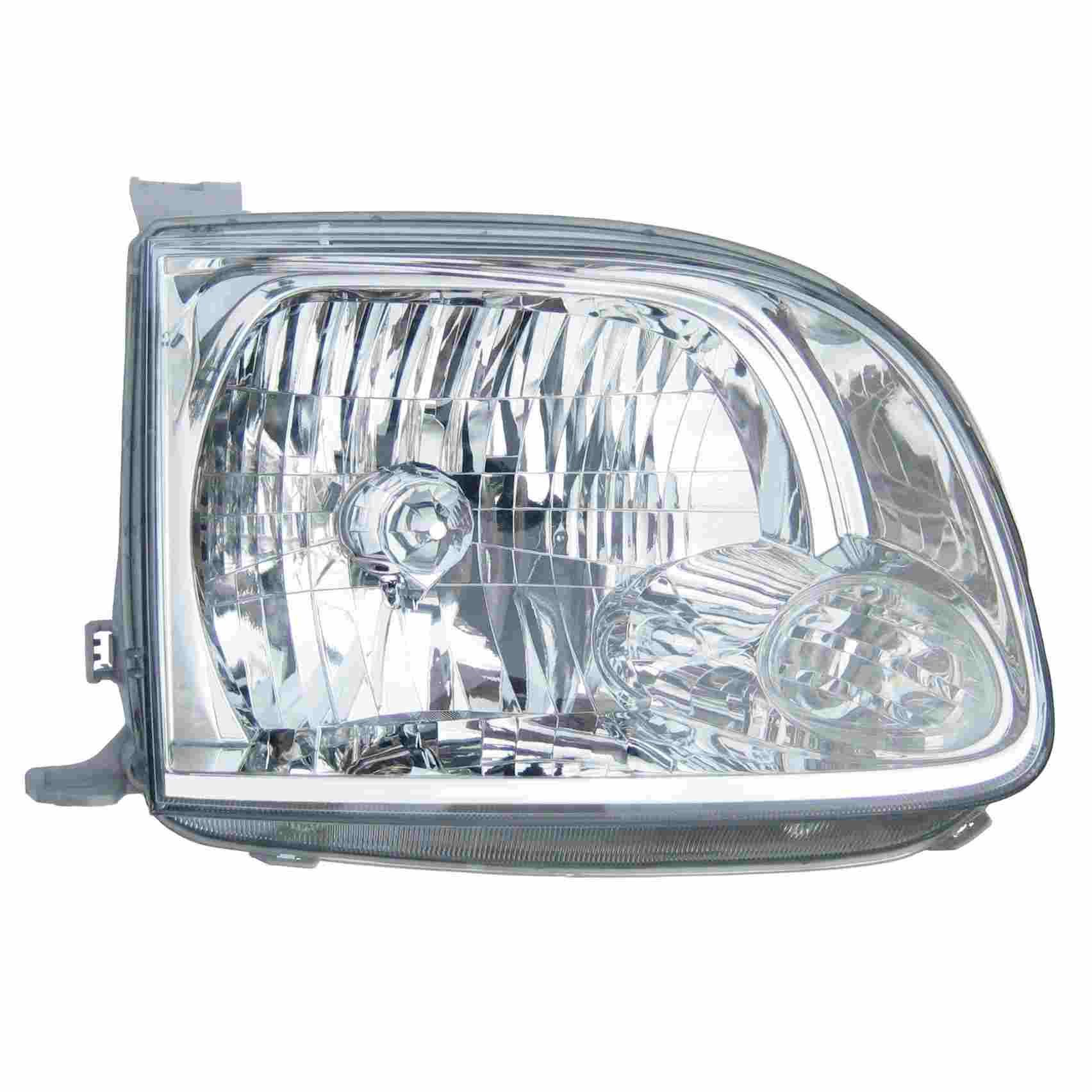 Front View of Right Headlight Assembly EAGLE EYES TY812-B001R