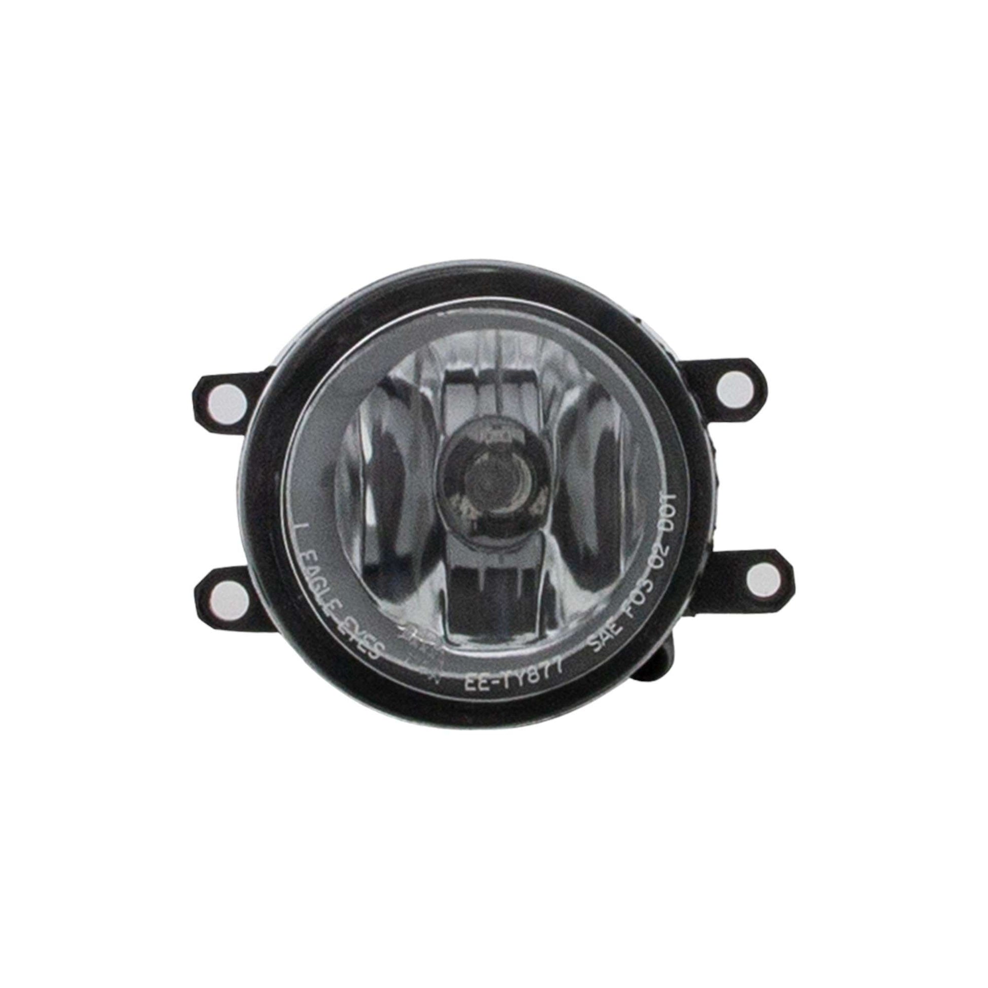 Front View of Right Fog Light Assembly EAGLE EYES TY877-B000R