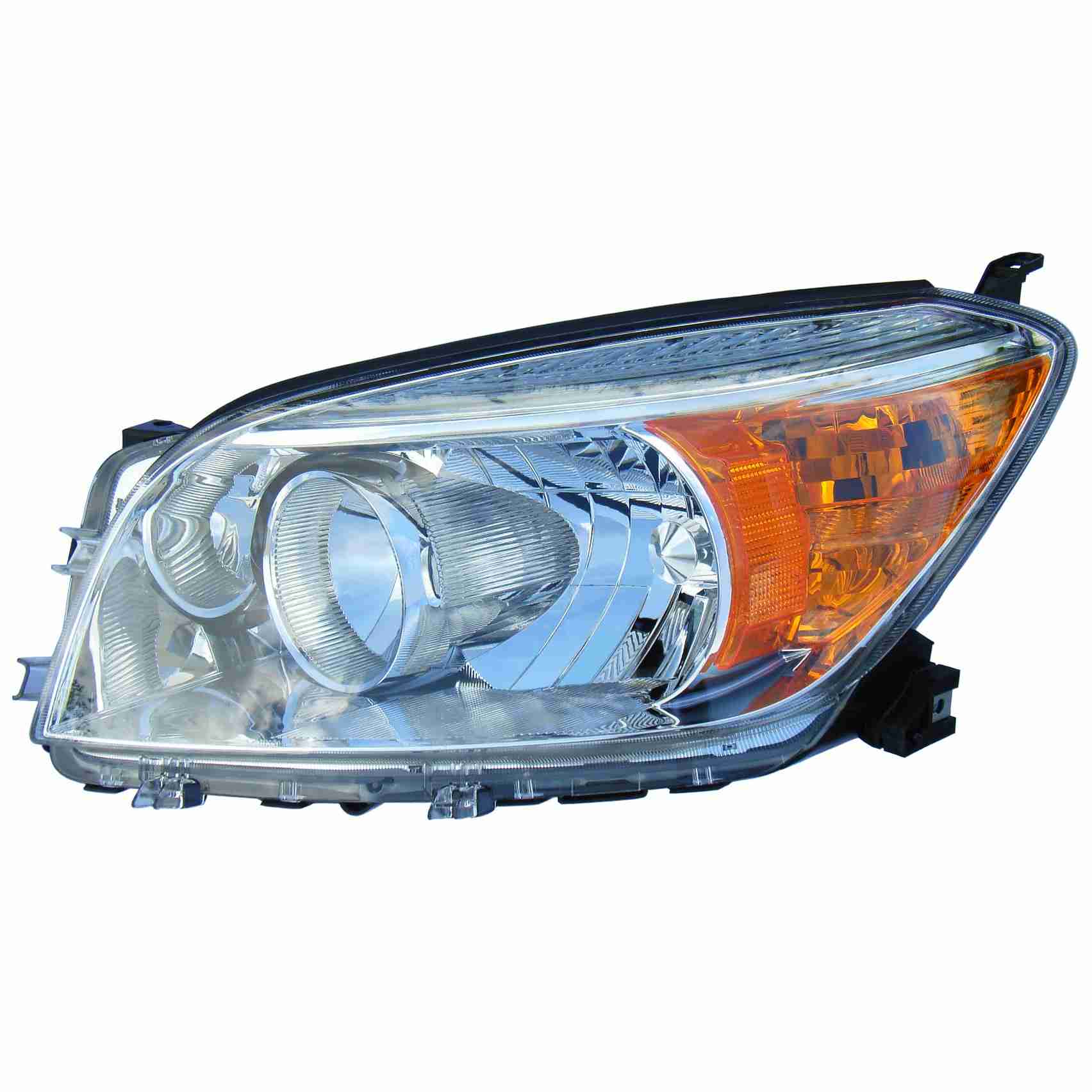 Front View of Left Headlight Lens Housing EAGLE EYES TY888-A001L