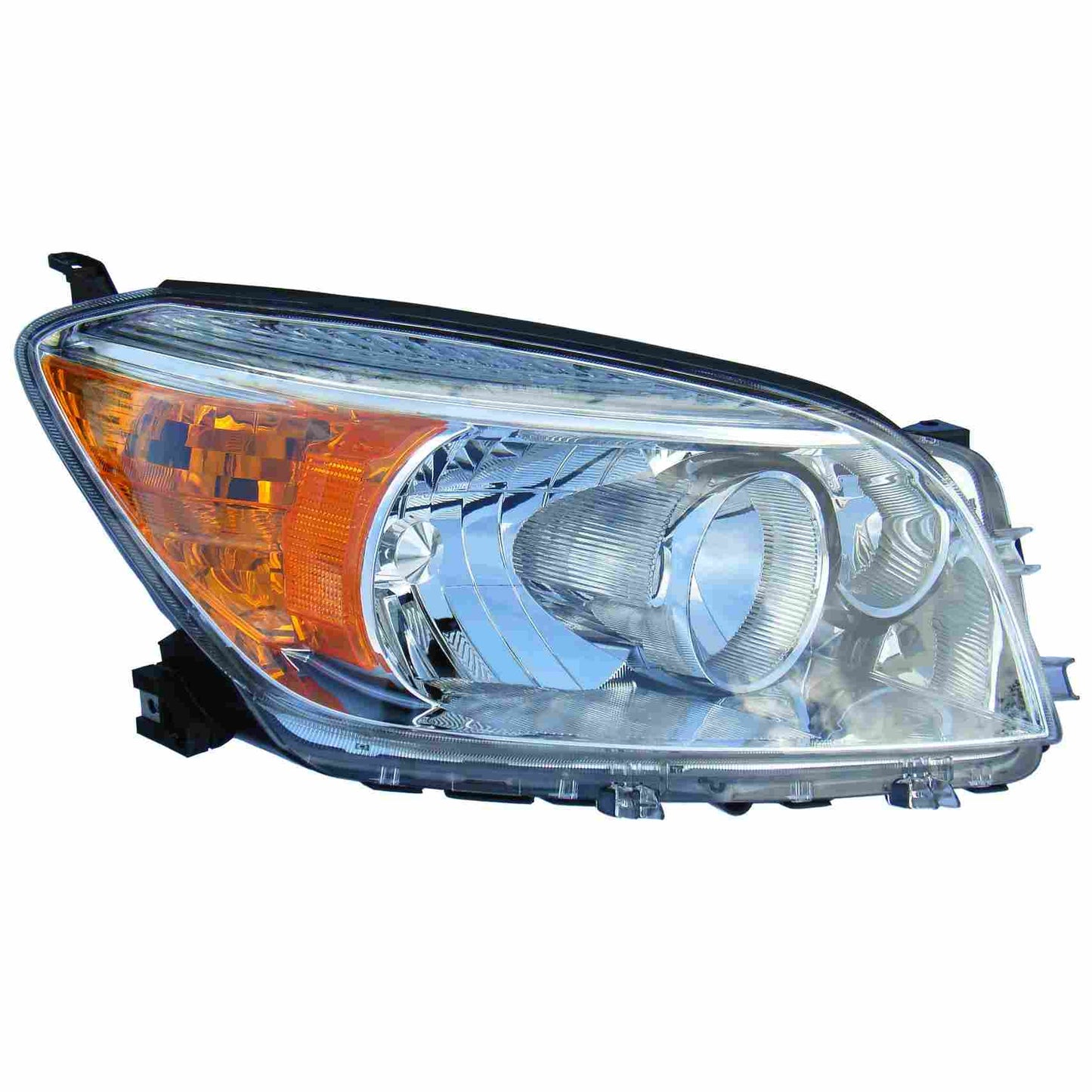 Front View of Right Headlight Lens Housing EAGLE EYES TY888-A001R