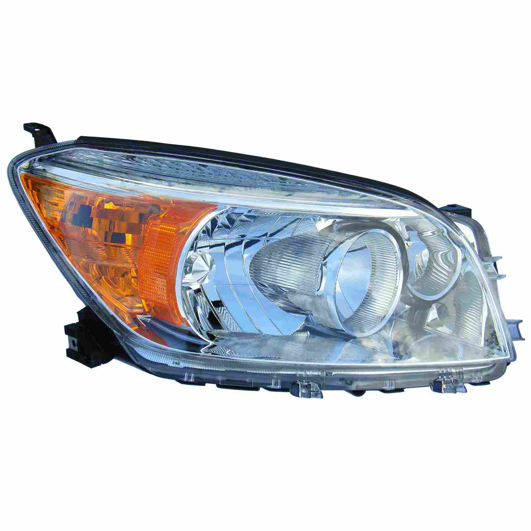 Front View of Right Headlight Lens Housing EAGLE EYES TY888-A001R