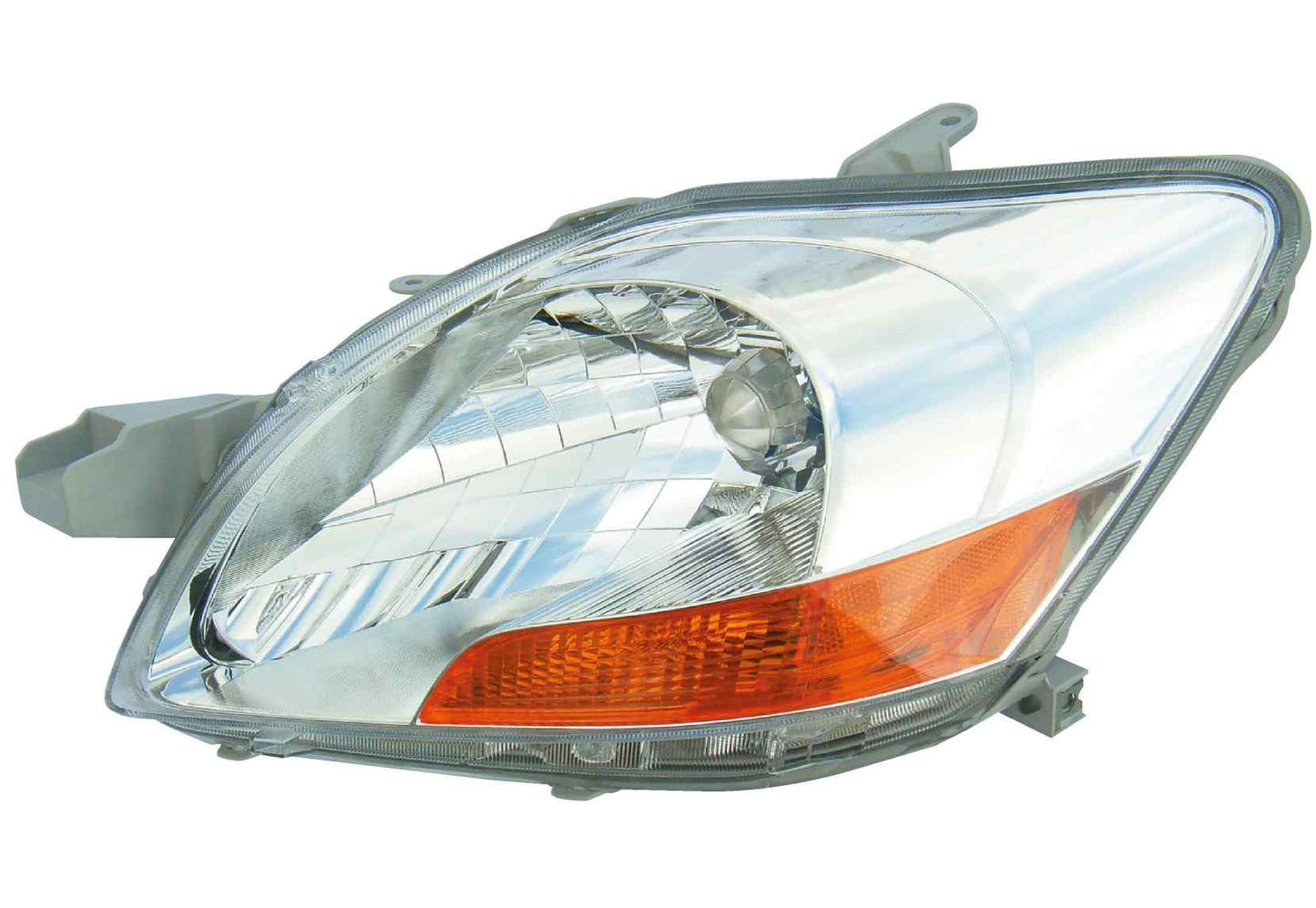 Front View of Left Headlight Lens Housing EAGLE EYES TY892-A001L