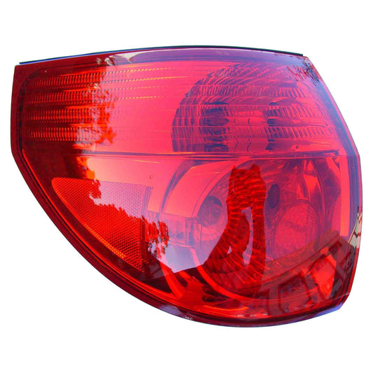 Front View of Left Tail Light Assembly EAGLE EYES TY920-B000L