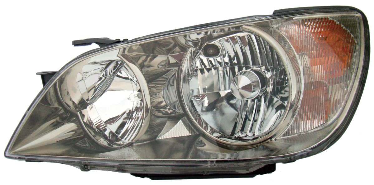 Front View of Left Headlight Assembly EAGLE EYES TY935-A001L