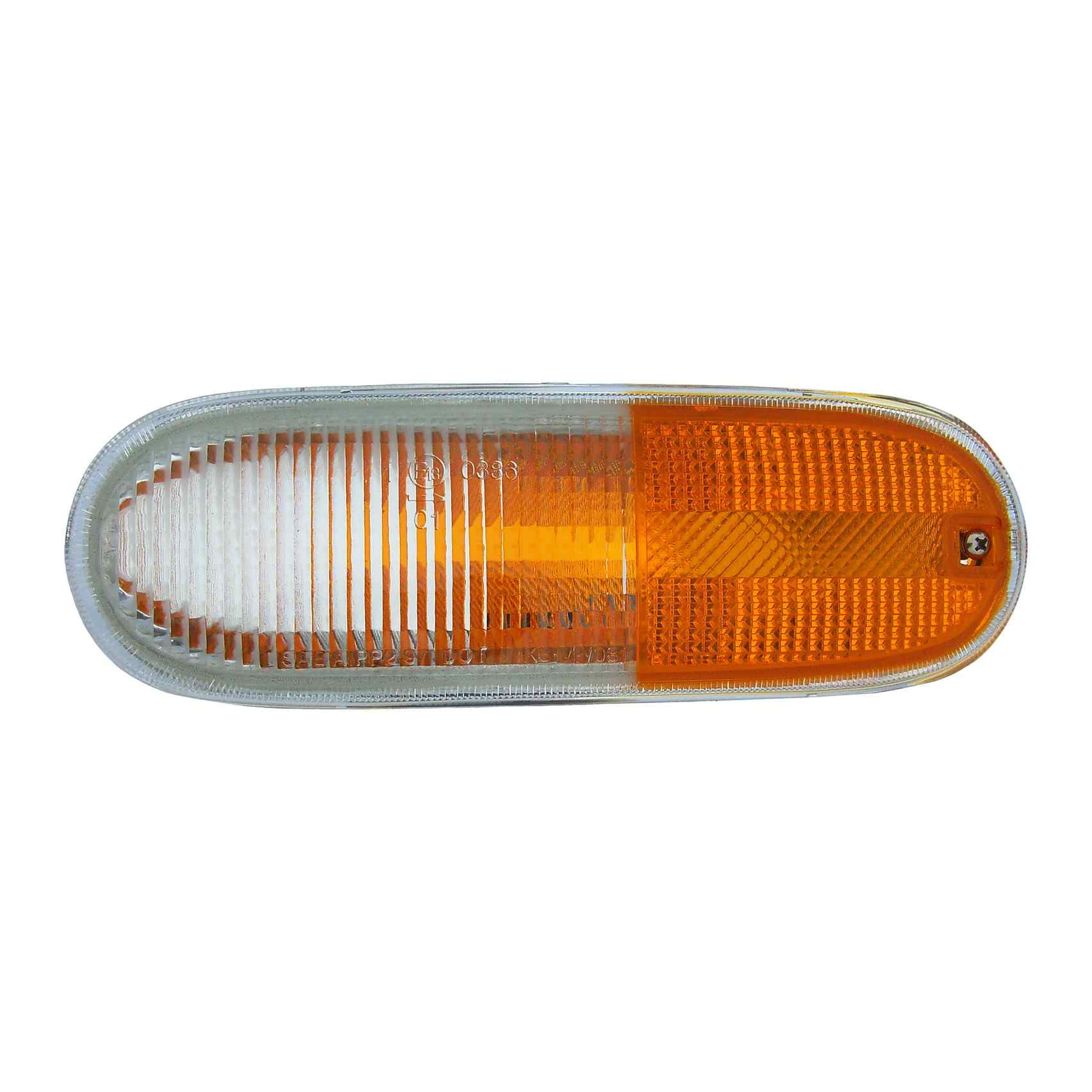 Front View of Left Parking Light Assembly EAGLE EYES VW081-U000L