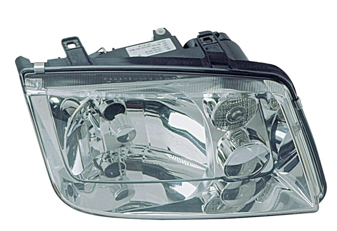 Front View of Right Headlight Assembly EAGLE EYES VW088-A101R