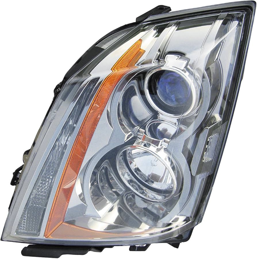 View of Left Headlight Assembly EAGLE EYES GM539-B001L