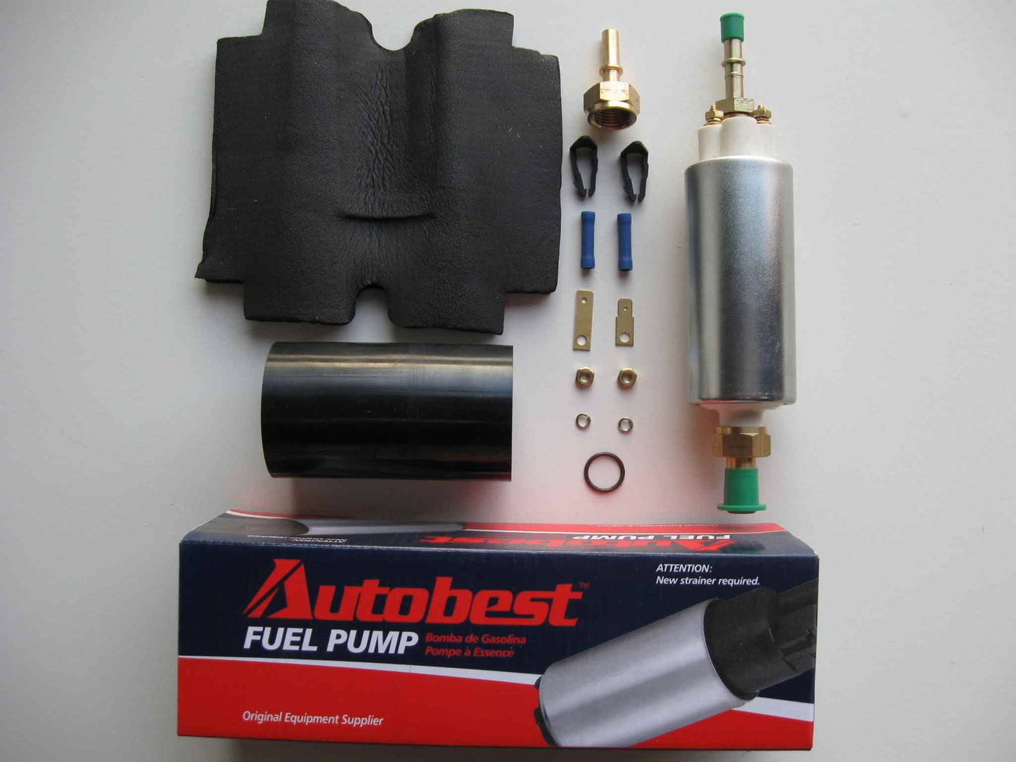 Package View of Electric Fuel Pump AUTOBEST F1011