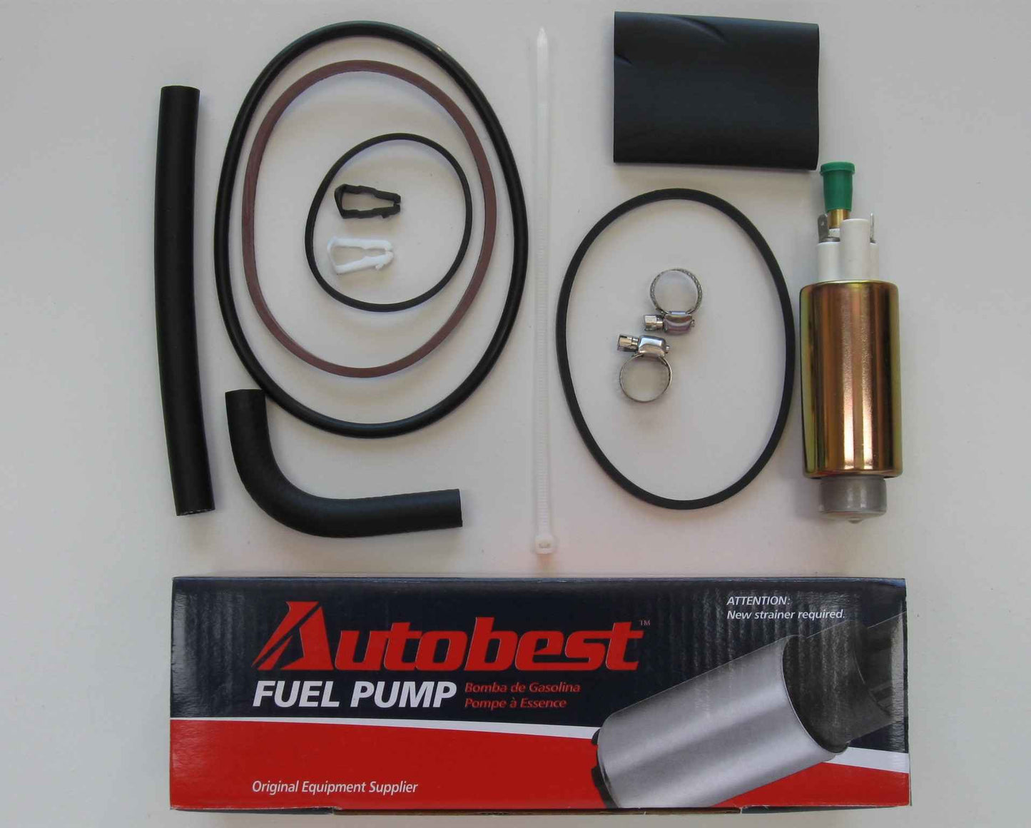 Package View of Electric Fuel Pump AUTOBEST F1013