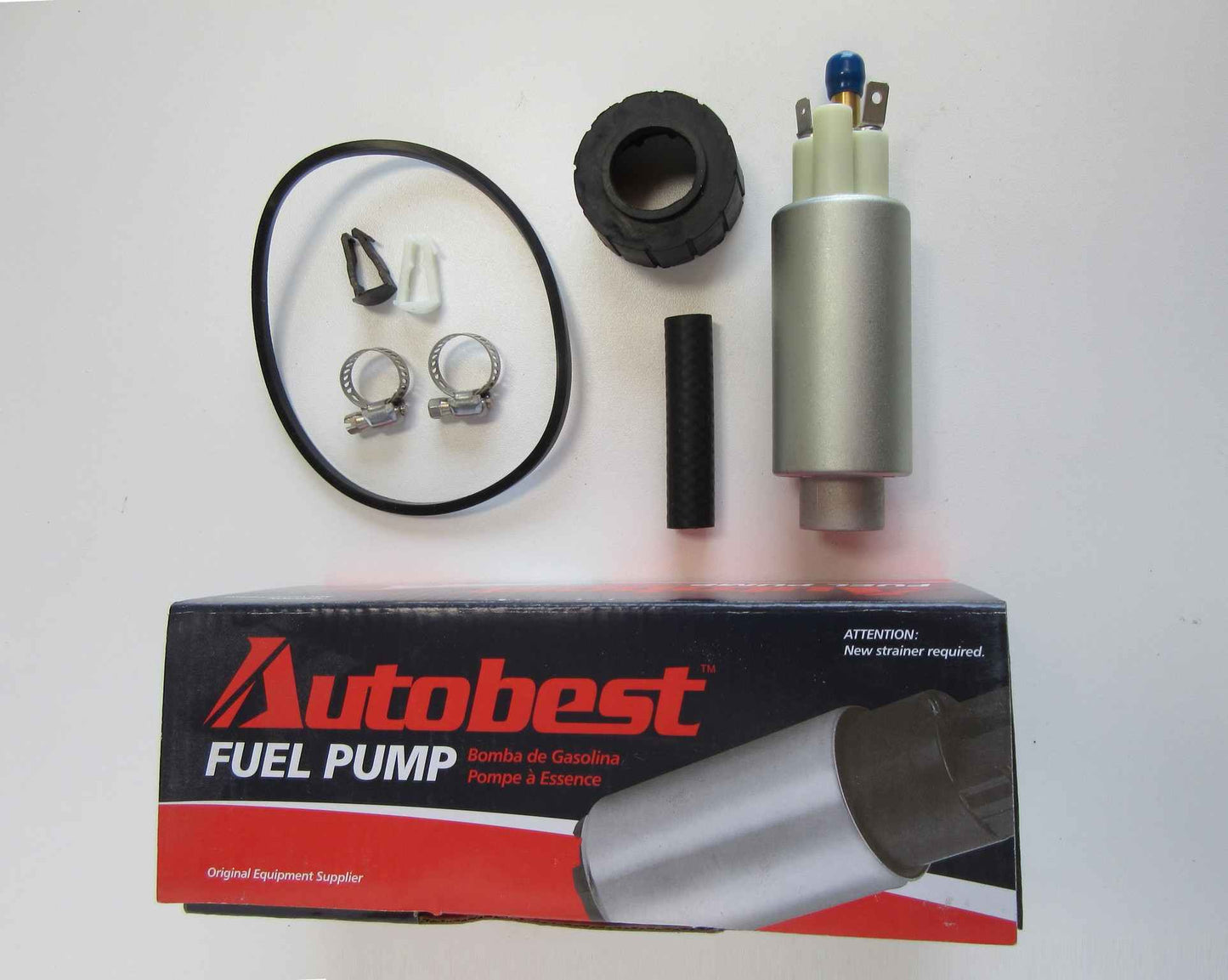 Package View of Electric Fuel Pump AUTOBEST F1076