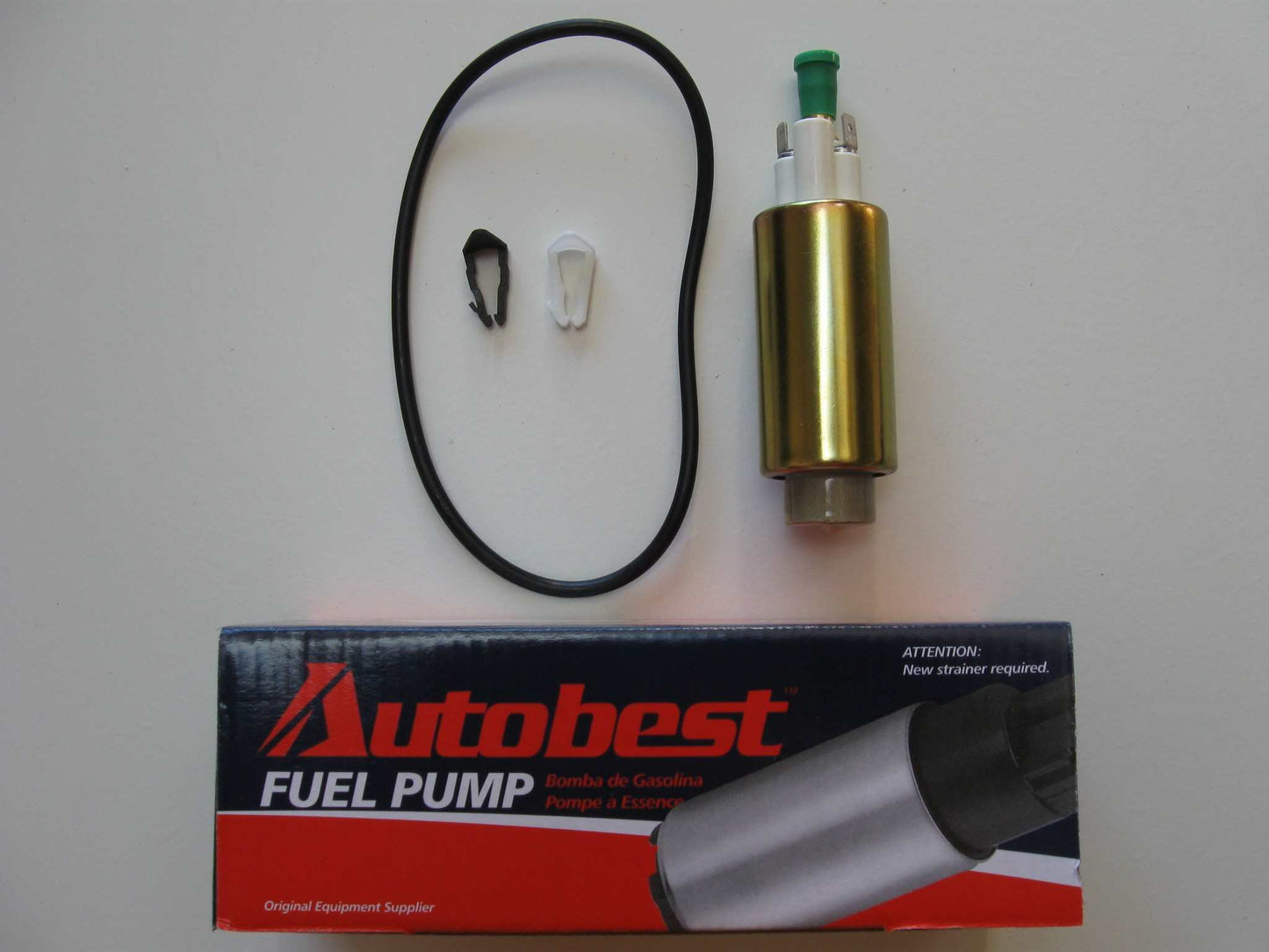 Package View of Electric Fuel Pump AUTOBEST F1078