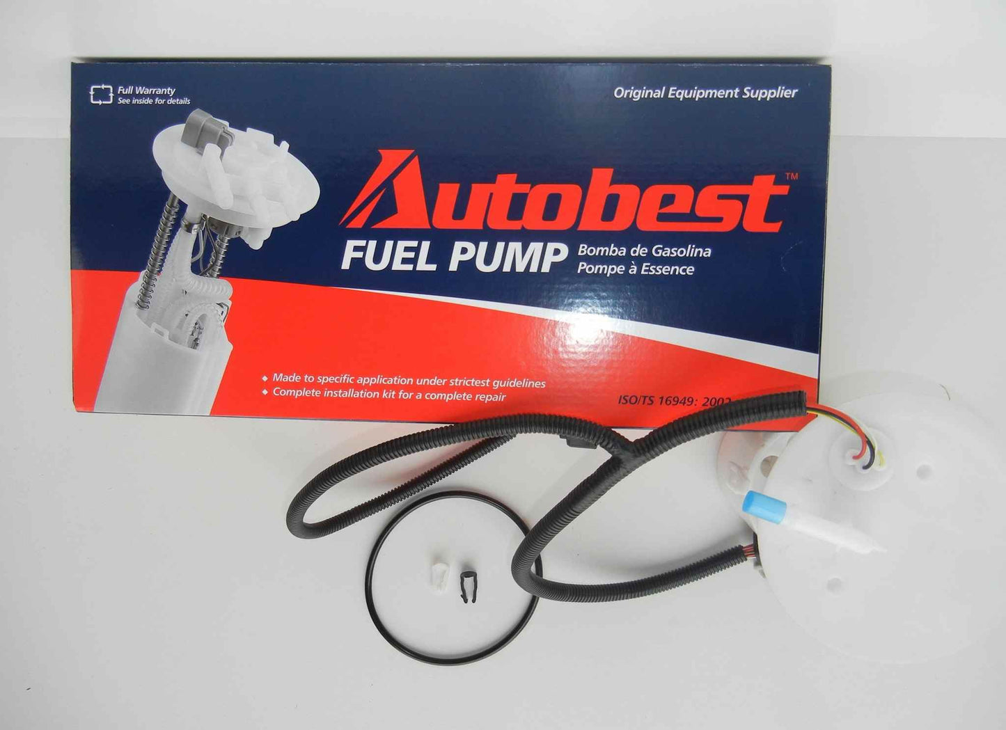 Package View of Fuel Pump Module Assembly AUTOBEST F1296A