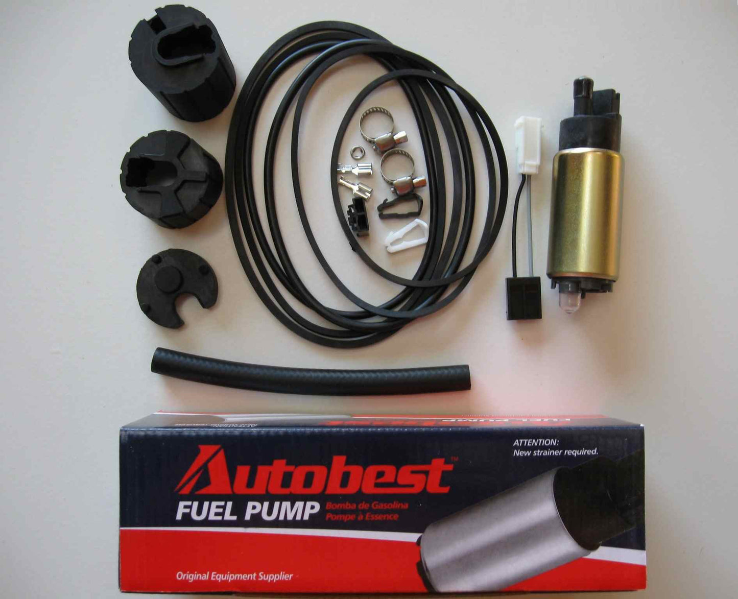 Package View of Electric Fuel Pump AUTOBEST F1482