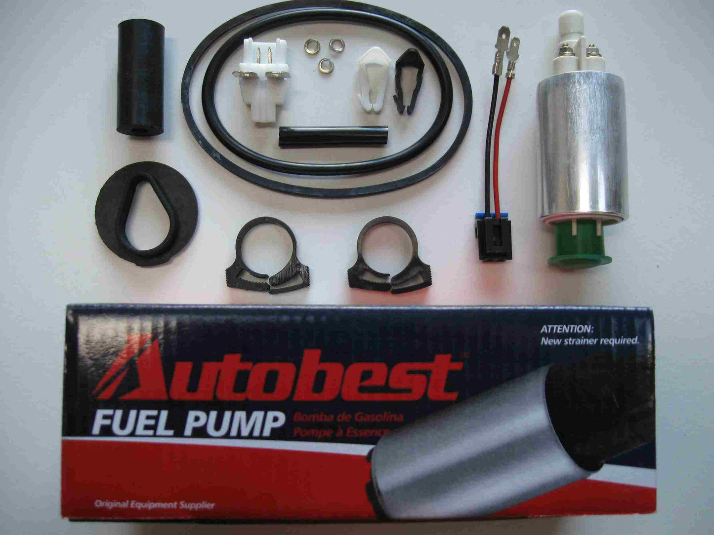 Angle View of Electric Fuel Pump AUTOBEST F1497