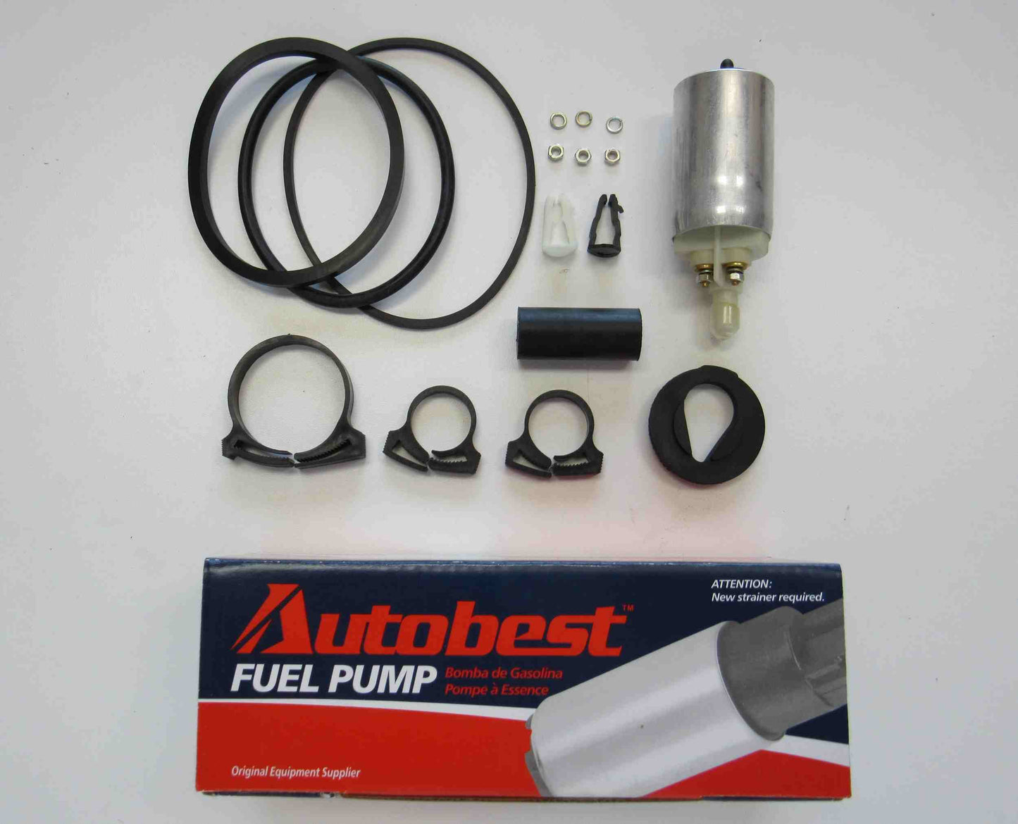 Angle View of Electric Fuel Pump AUTOBEST F1498