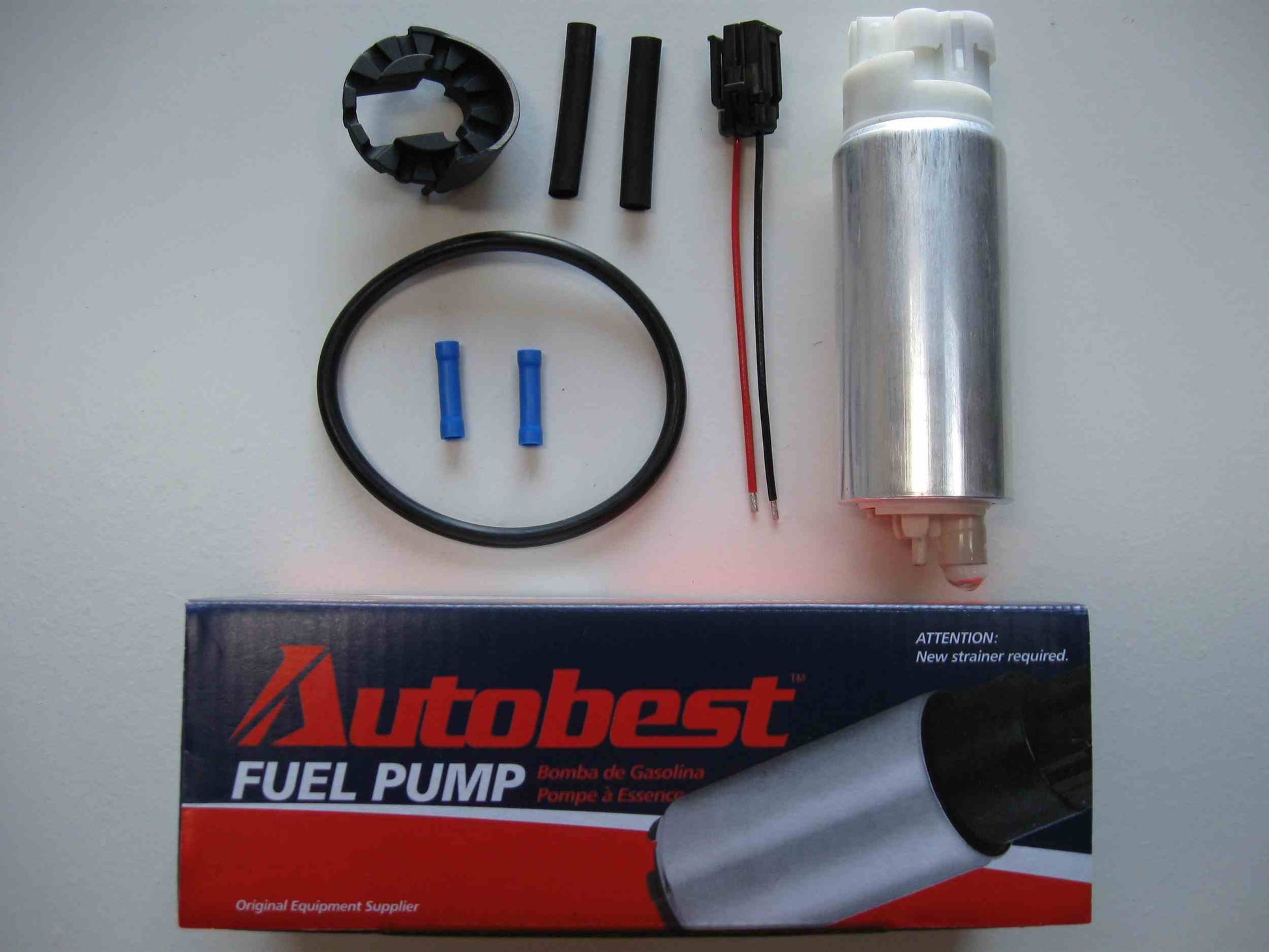 Angle View of Electric Fuel Pump AUTOBEST F2201