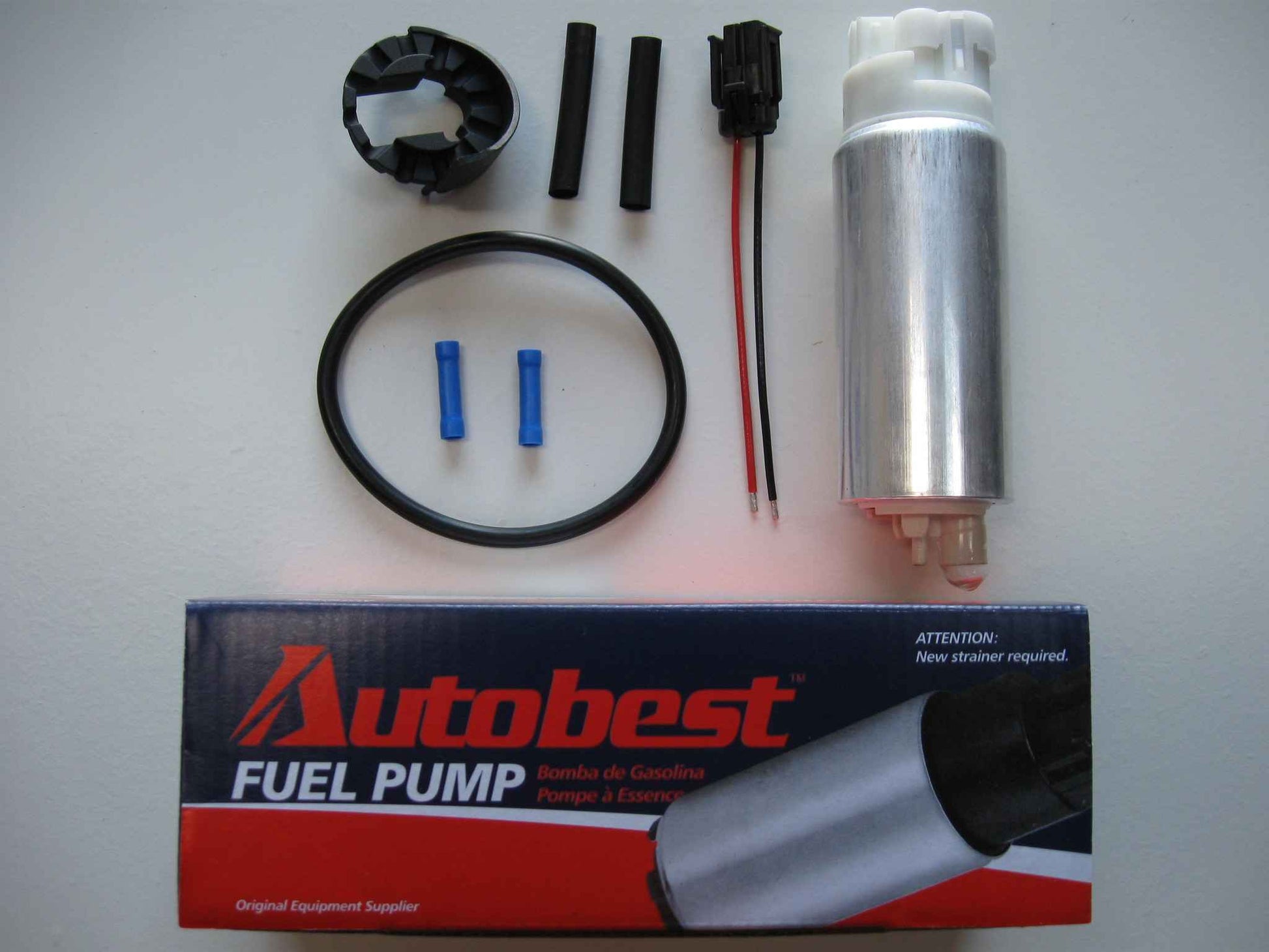 Package View of Electric Fuel Pump AUTOBEST F2201