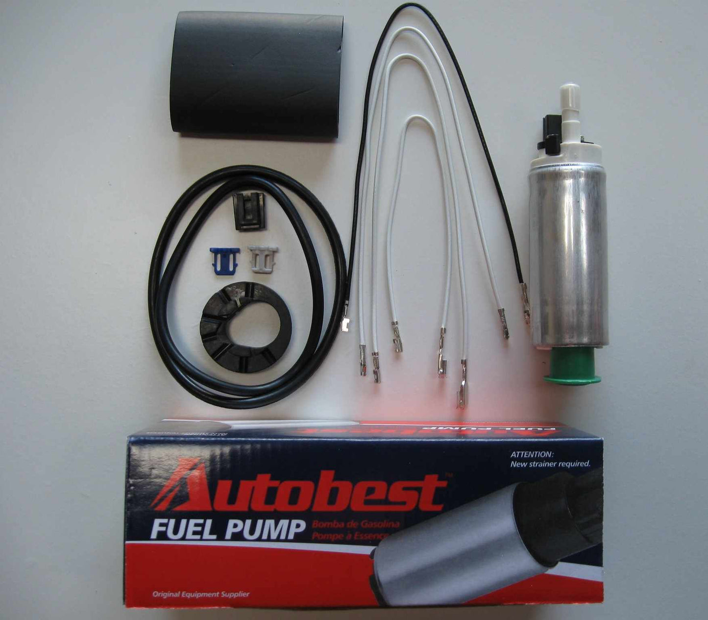 Package View of Electric Fuel Pump AUTOBEST F2221