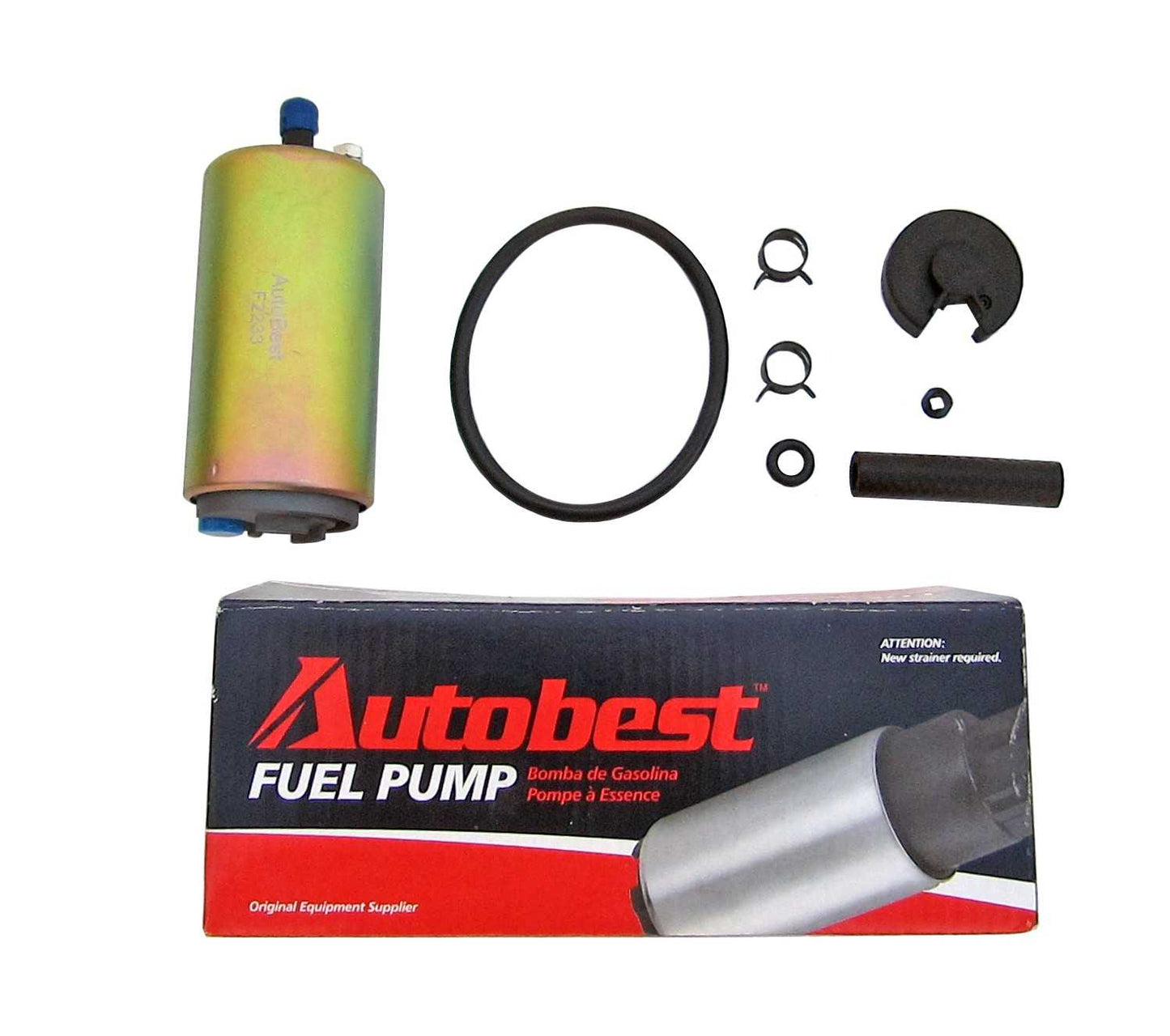 Angle View of Electric Fuel Pump AUTOBEST F2233