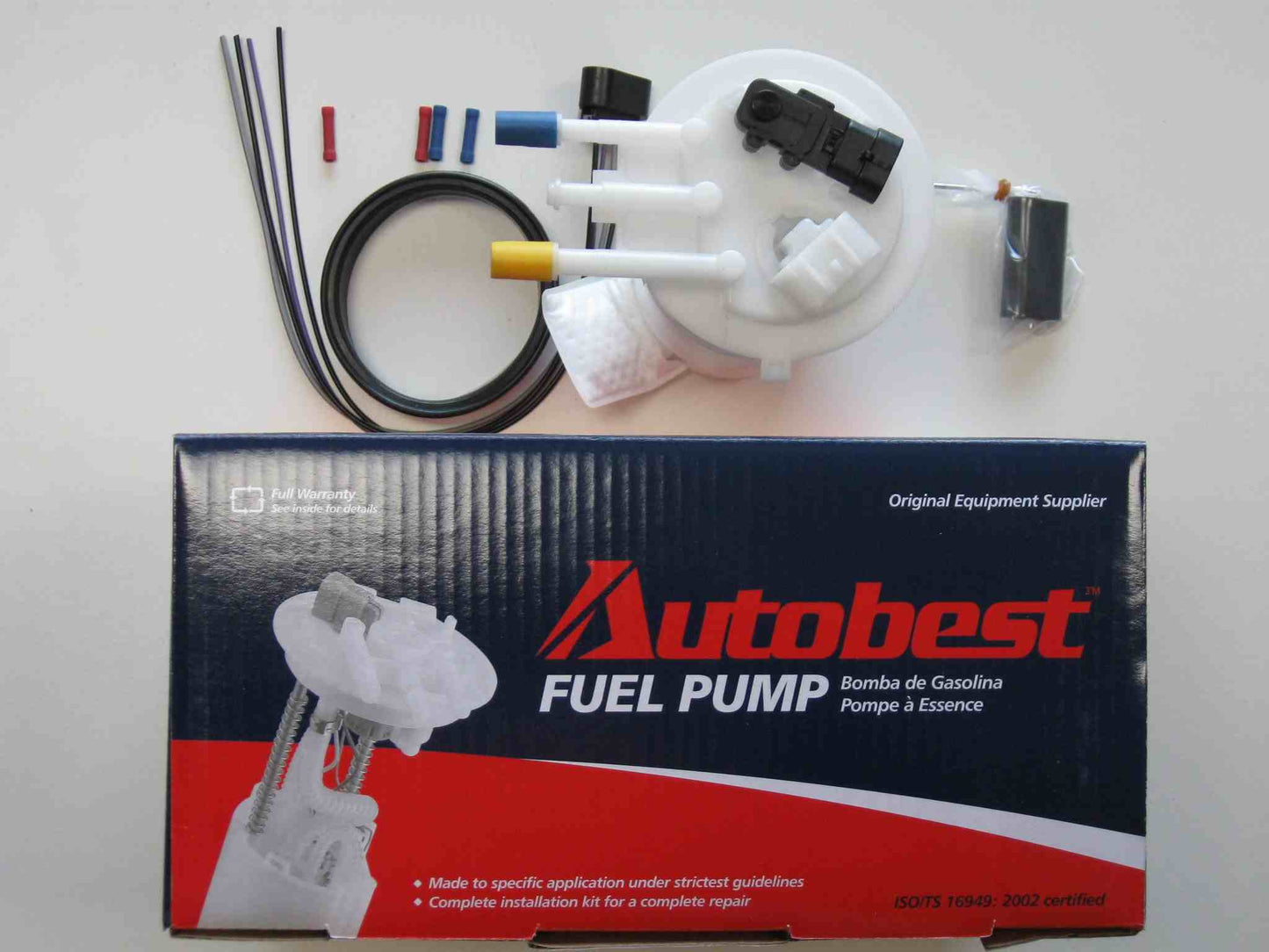 Package View of Fuel Pump Module Assembly AUTOBEST F2510A