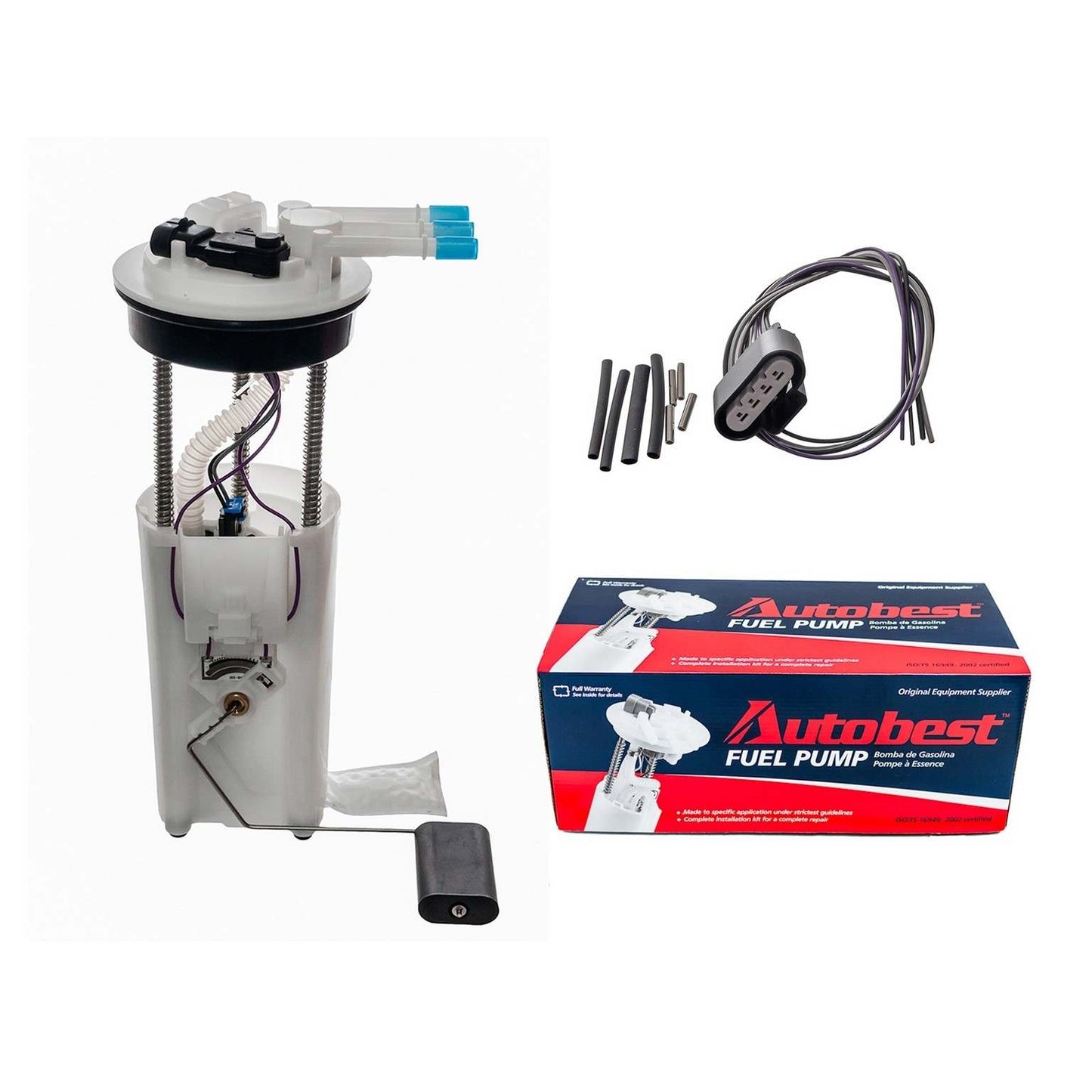 Package View of Fuel Pump Module Assembly AUTOBEST F2520A