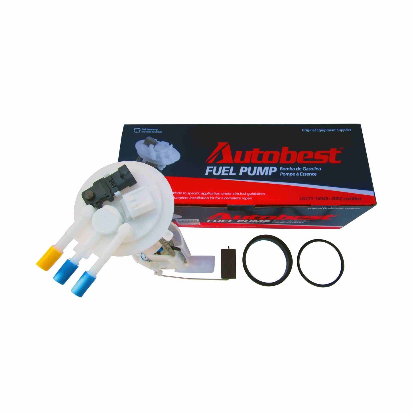 Package View of Fuel Pump Module Assembly AUTOBEST F2528A