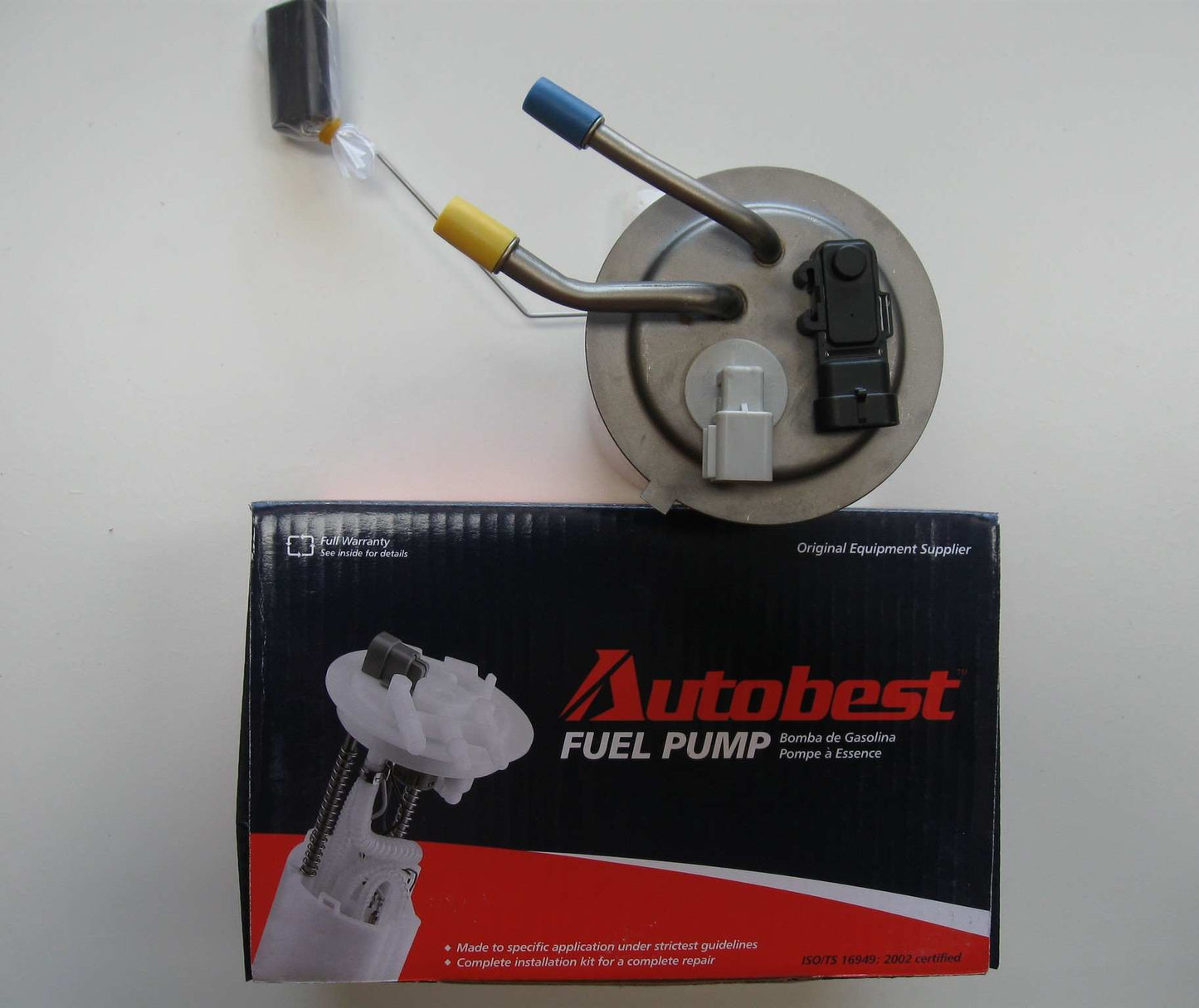 Package View of Fuel Pump Module Assembly AUTOBEST F2560A