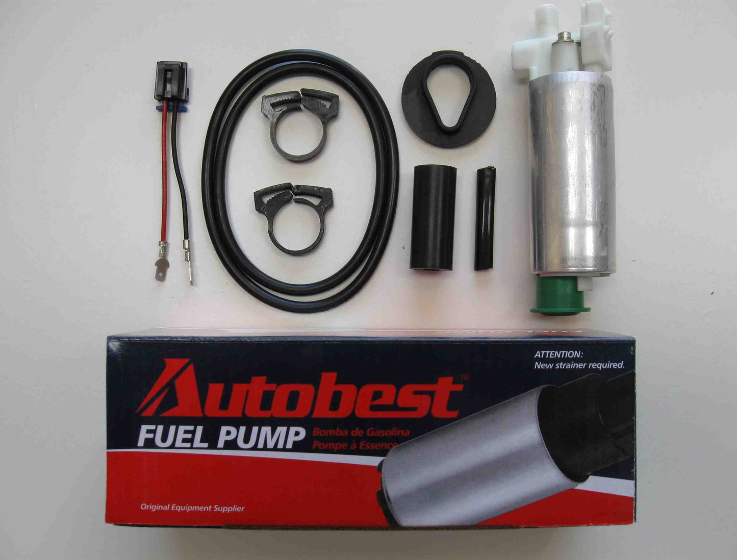 Angle View of Electric Fuel Pump AUTOBEST F2913