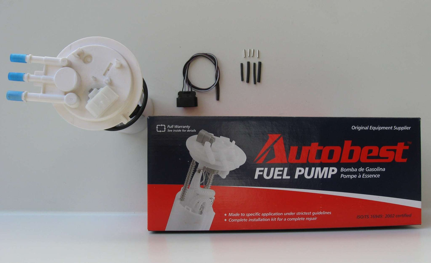 Package View of Fuel Pump Module Assembly AUTOBEST F2938A