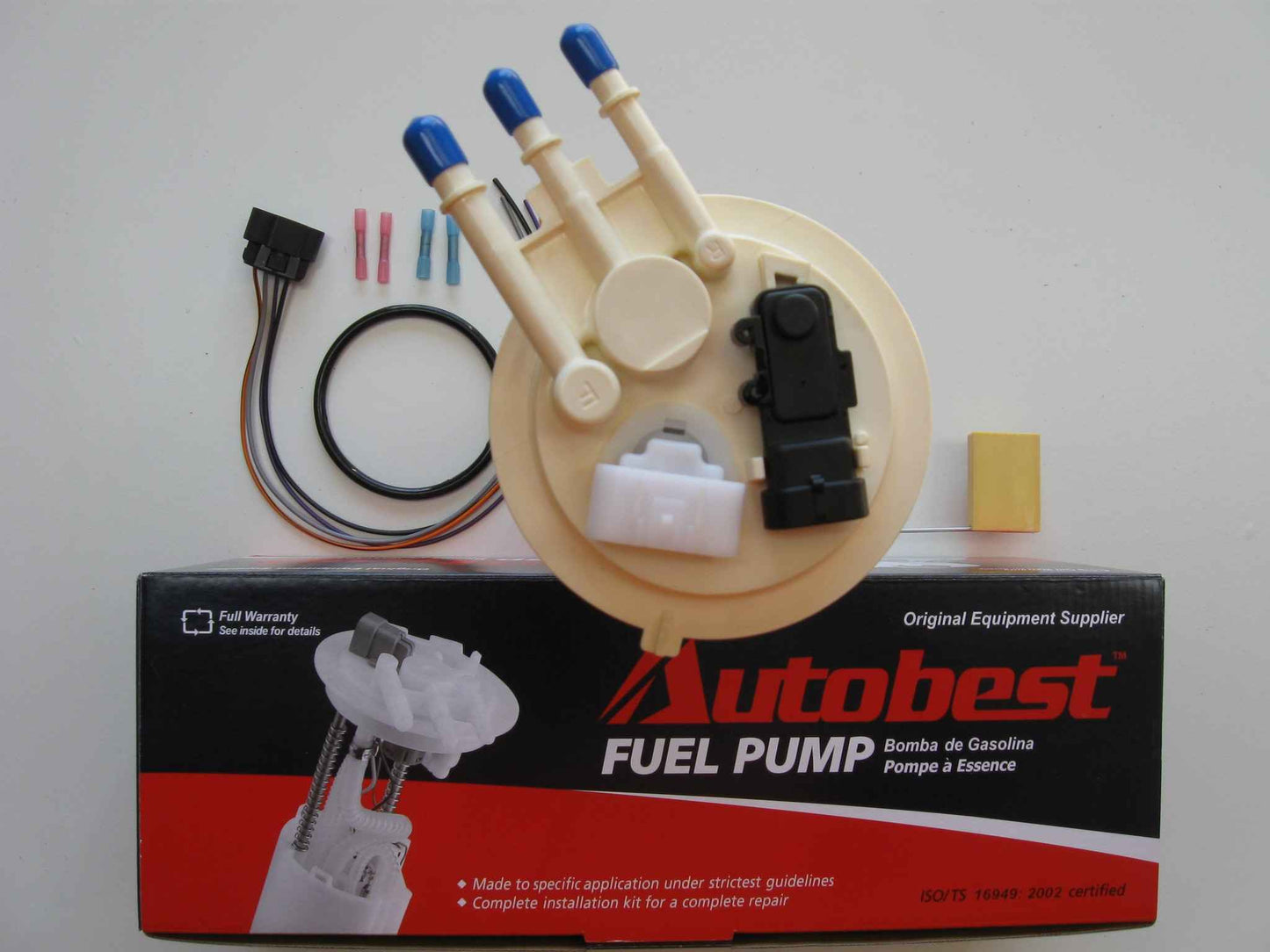 Package View of Fuel Pump Module Assembly AUTOBEST F2954A